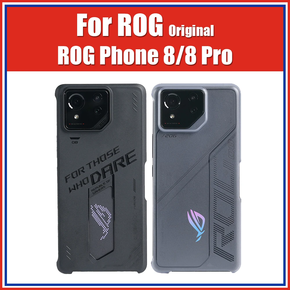 21g Official ROG Phone 8 ROG 8 Pro Case Sadnstone Translucent Original PC Half Wrapped Cover