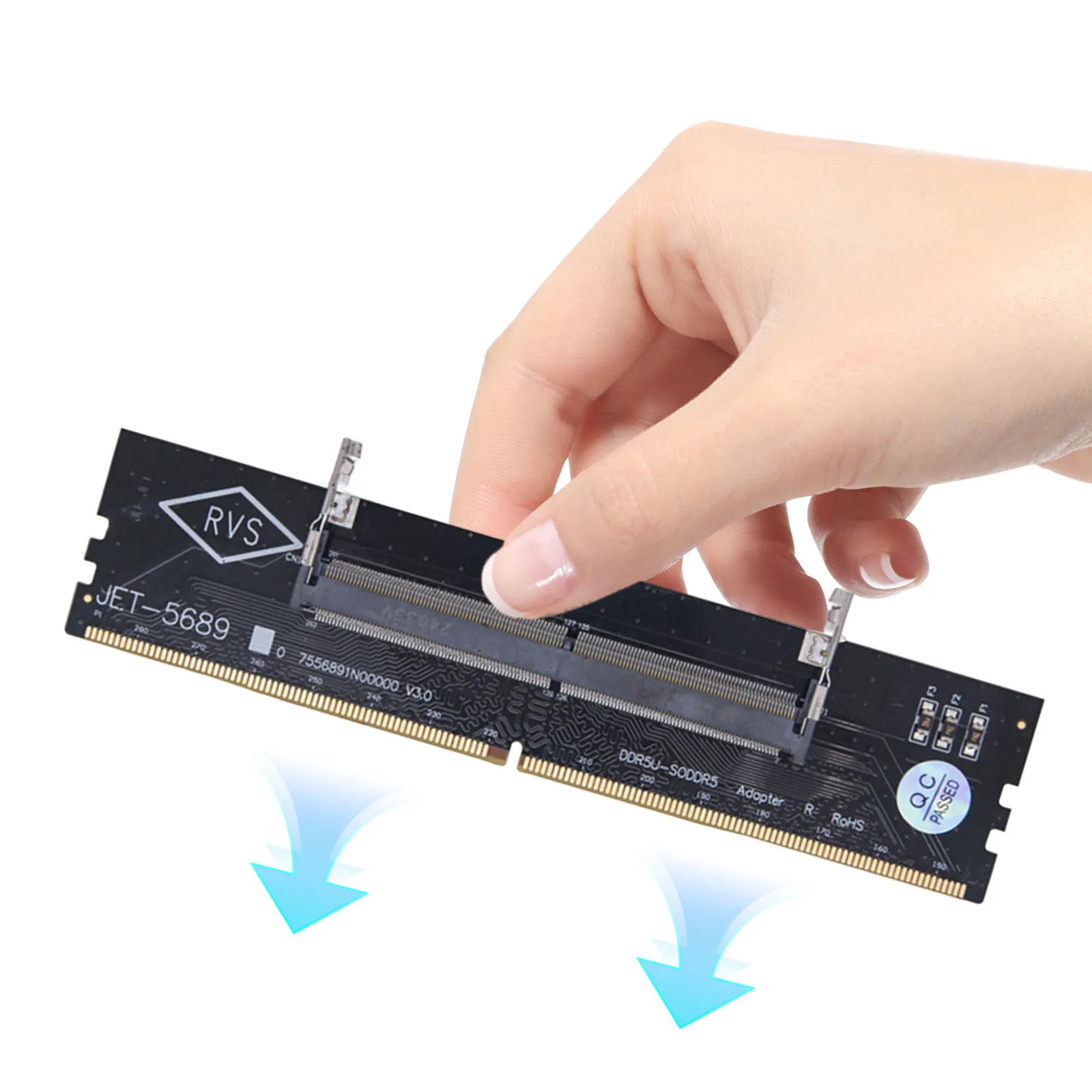 

DDR5 Laptop To Desktop 5th Generation UDIMM Adapter Card Multi-Purpose Test Protect Adapter for PC Computer DIY Accessory