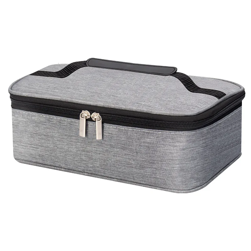 Square Portable Lunch Bag Insulated Lunch Box Bag Aluminum Foil Thickened Lunch Box Bag Suitable for Students and Office Workers