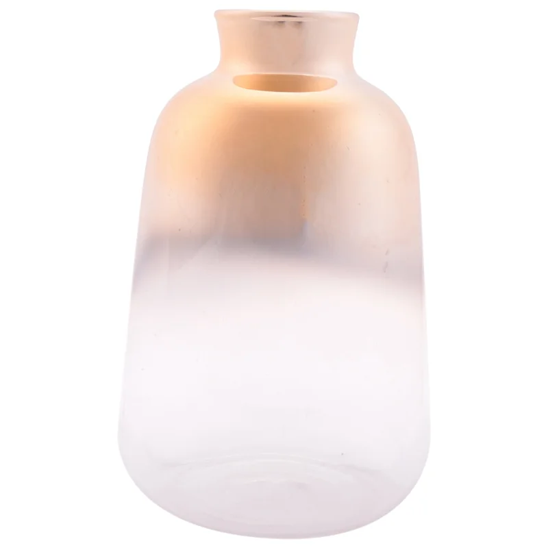 좋은 유리 꽃병 북유럽 전기 도금 골드 꽃병 유리 꽃병 홈 장식 말린 꽃 병 바 장식