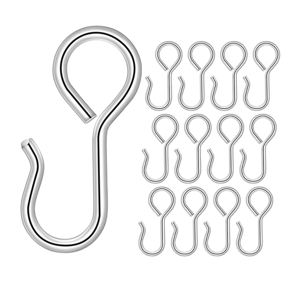 

60 шт. крючков-фиксаторов для автомобильных чехлов, железные S-образные крючки 23 мм для надежной фиксации автомобильных подушек сидений, стильное решение для защиты интерьера