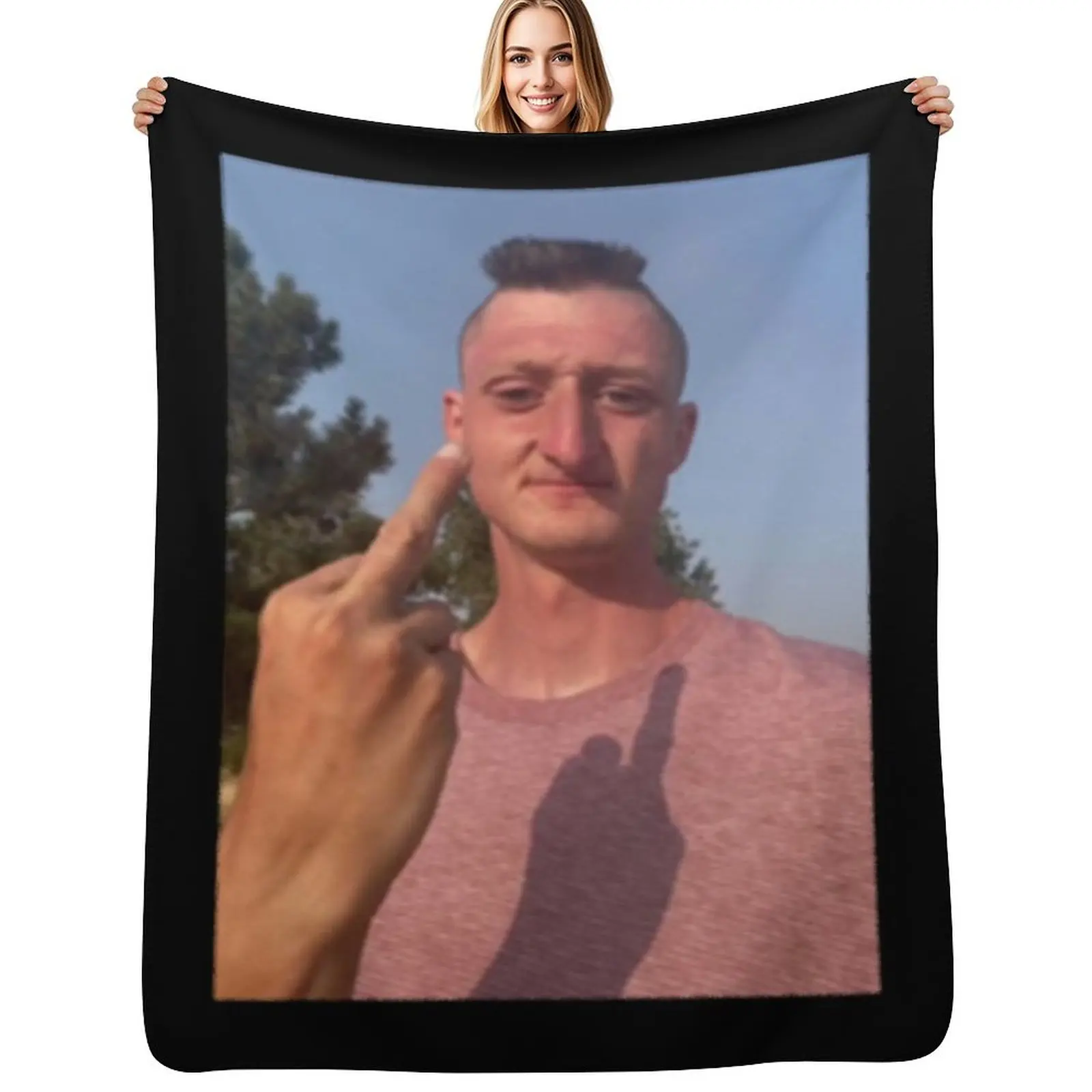 

Daniel Larson Angry Throw Blanket Soft Breathable Blanket for Night Sleeping