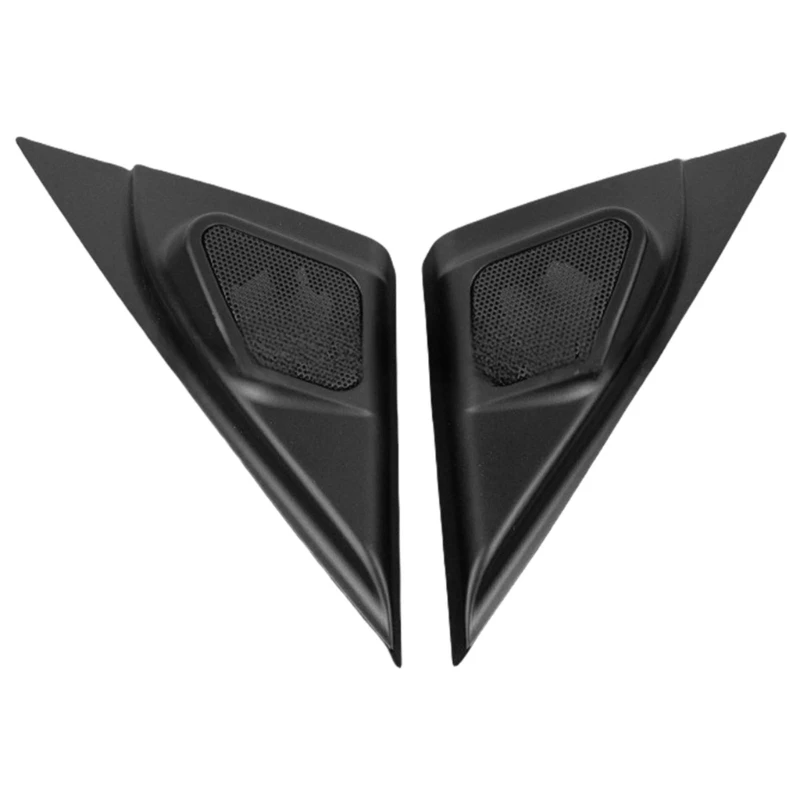 

A2BF Pack Of 2 Interior Front Car Door Speaker Window A Pillar Cover Trim Tweeter Panel DIY Speaker Installation Accessories