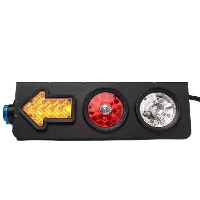 For 12V 24V Semi-Trailer Arrow Strobe Tail Light Truck Brake Turn Reverse Light