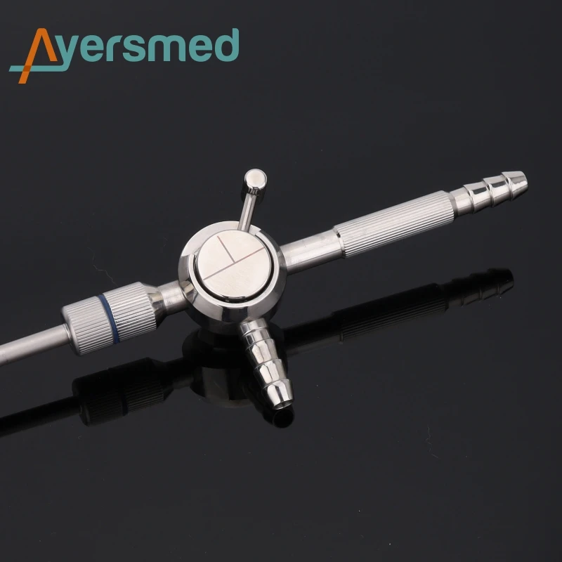 Laparoskopische Instrumente Saug- und Bewässerungsrohr mit Gleitventil 5 mm/10 mm