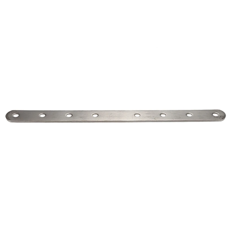 2X Metal 8 Holes Flat Straight Design Corner Brace Angle Bracket 250Mm