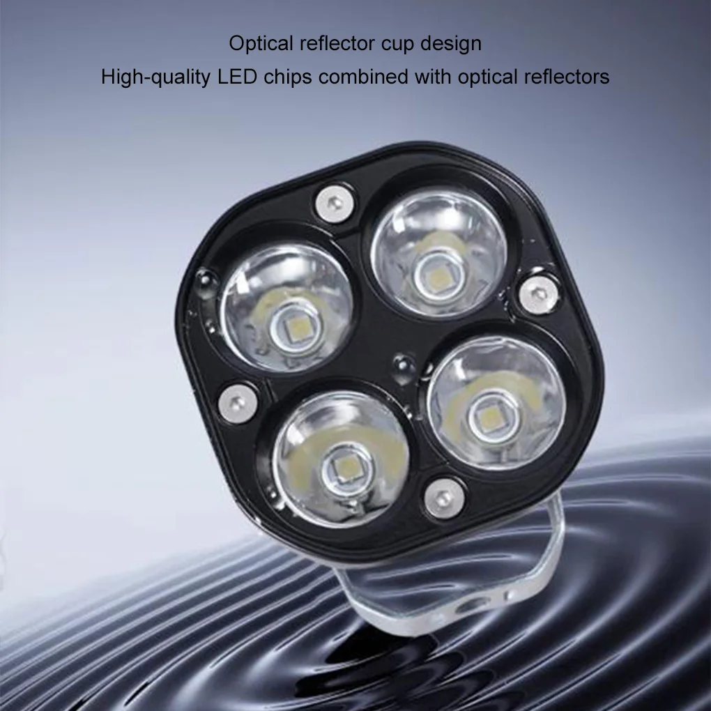 2pcs/set Lighting Solution Warm LED Spotlight/fog Light For Dynamic Fields 3-Inch Work Light