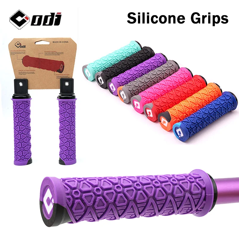ODI G30 Silicone bicycle Handlebar Grips Single Lock on mtb grips Anti slip Shock Absorption For DH AM BMX Cycling handle grip