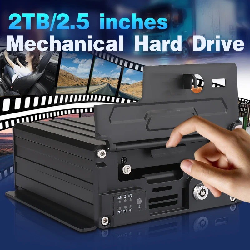 

CCENTEN 4 Channel Mobile Dvr Driving Video Recorder Car Black Box HDD Car Truck Dvr 4G GPS Real-time For Heavy Vehicles