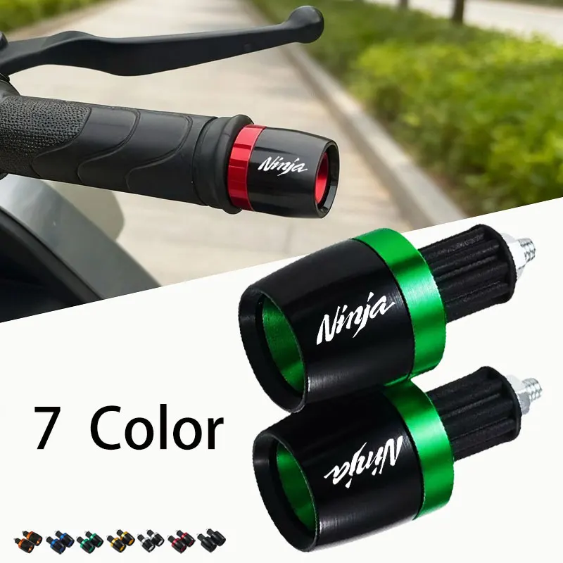 2026 Empuñaduras de manillar de motocicleta extremos tapa de manillar tapón final para KAWASAKI NINJA ninja 400 650 300 250 250R ZX14R ZX10R ZX6R