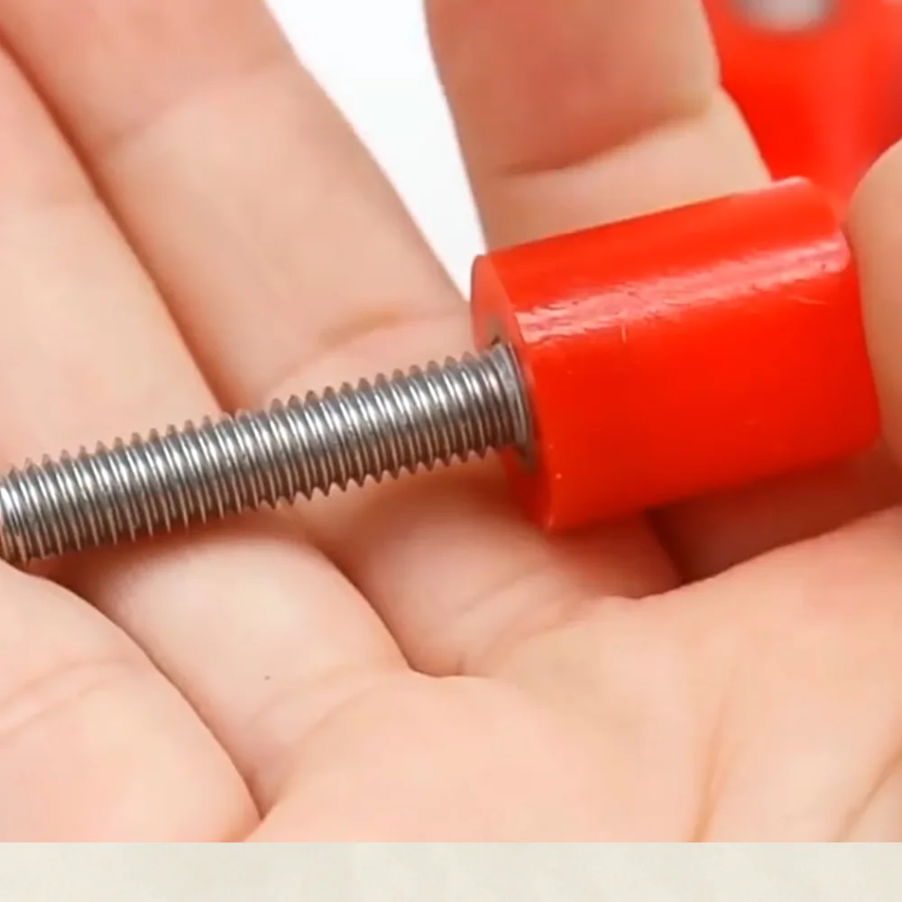 1-2Pcs Red 50A Polyurethane Shock Absorbing Screw M3 M4 M5 M6 M8 304 Stainless Steel Urethane Stop Bolt Anti-Collision