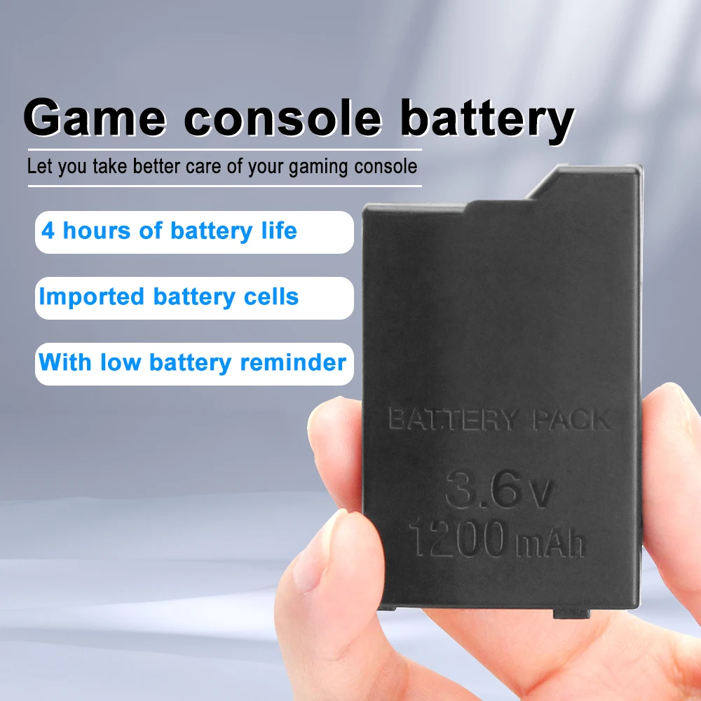 New Replacement Battery 1200Mah 3.6V Lithium Ion for Sony Psp 2000/3000 Psp-S110 Game Console Replacement Battery