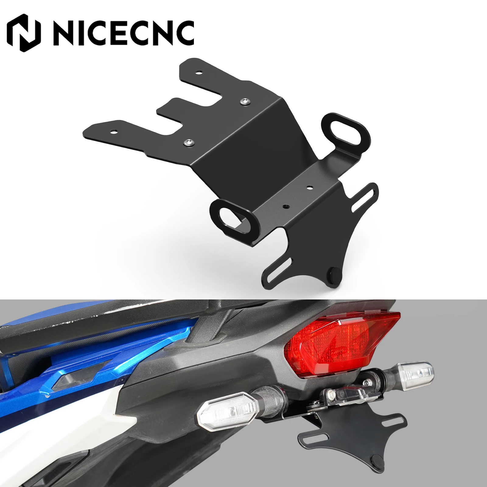 

For Honda CRF1100L Africa Twin Adventure Sports 2020-2025 Rear License Plate Holder LED Tail Tidy Fender CRF1100 L Africa Twin