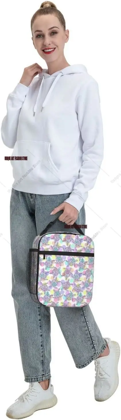 Sea Turtles Insulated Adult Lunch Tote Bag Insulated Cooler Reusable Container Gifts for Work Office Picnic Travel School