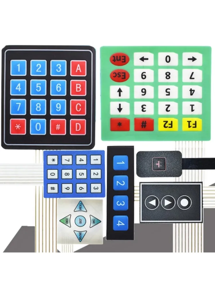 Darmowa wysyłka nowy 16 klucz 4x4 klawiatura membranowa 4x4 4*4 Matrix Array Matrix keyboard — zdjęcie 2