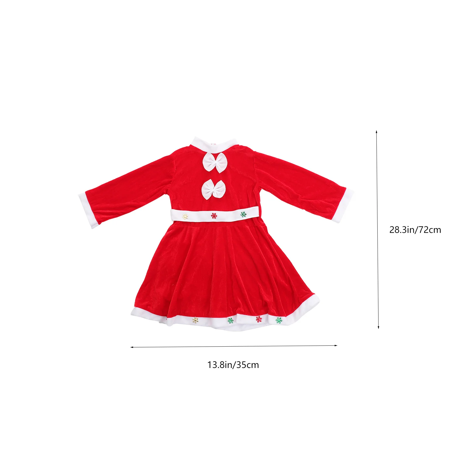 Children Christmas Elf Costume 130cm High Quality Comfortable Fabric Xmas Party Dress Girl Holiday Clothing Bright Color