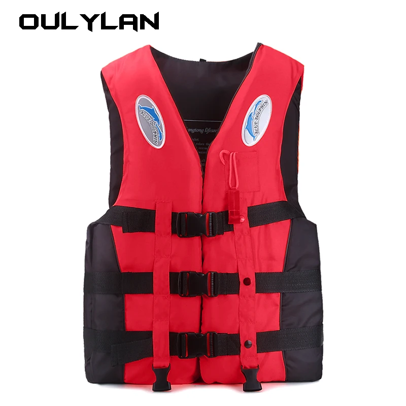 

Life Vest Water Sports Fishing Kayaking Boating Swimming Surf Drifting Life Jacket Rescue Safety Vest S-XXL Size