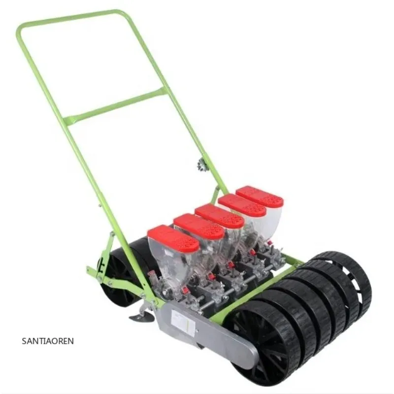 Hand Propelled 1 2 3 4 5 6 Row Agricultural Machinery Rapeseed Seed Sowing Planting Vegetable Planters Carrot Seeder Machine