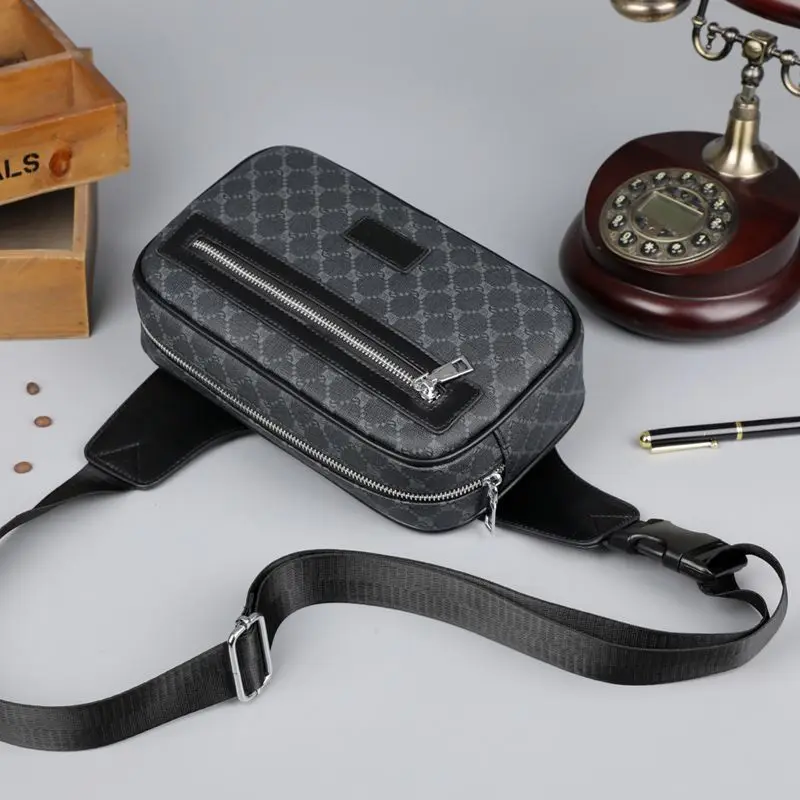 Fashion Luxury Chest Bag Women Retro Printing Waist Bag Men Shoulder Bag Male Chest Bags Handbags Crossbody Messenger Back Bags