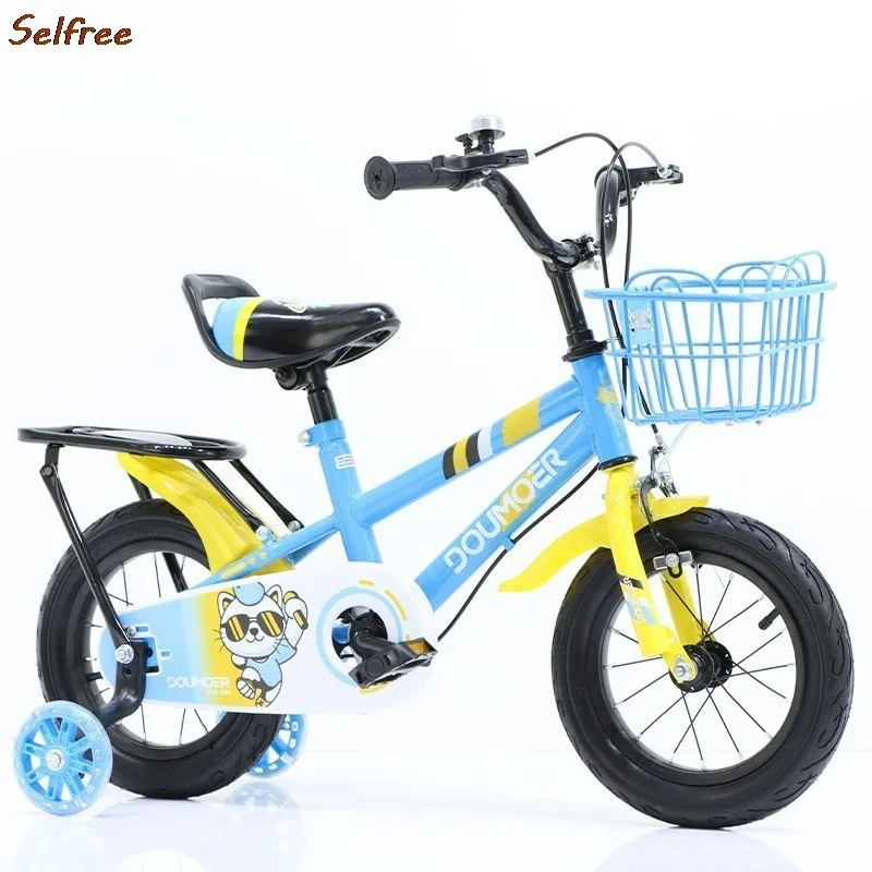 Selfree 2024 New Children's Bike Factory Direct 12-16 Inch Pedal Bike Suitable For 3-6 Years Old Baby Stroller Bianchi Fahrrad