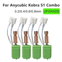 For Anycubic Kobra S1 Hotend ceramic Nozzle Kobra S1 Combo Head S1C 3d Printer 24V 48W Rapid heating 320℃ 3d Printer Accessories