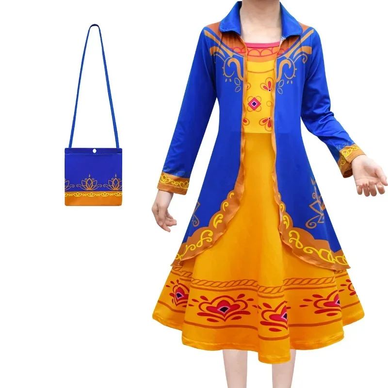 Royal Detective Mira Baby Girls Cosplay Dresses Halloween Fancy Costumes Winter Kids Party Christmas Clothes For Toddler Frocks