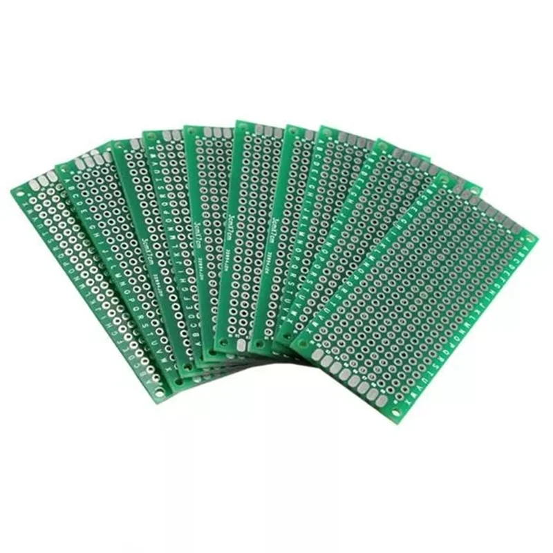 20PCS/Lot 5x7 4x6 3x7 2x8cm Double Sided Prototype Diy Universal Printed Circuit PCB Board Protoboard Pcb Kit Breadboard Set