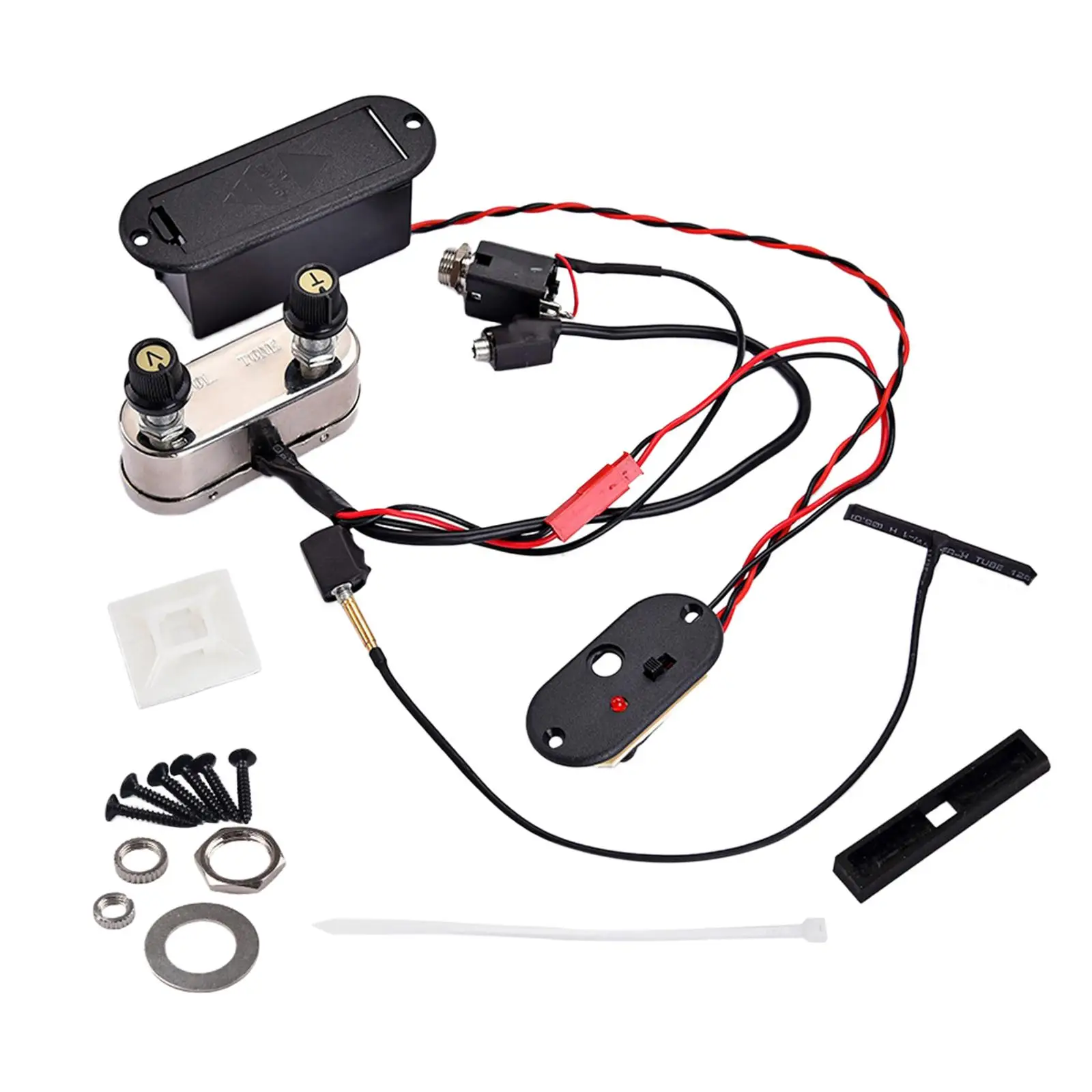 Electric Violin Guitar Bridge DIY Violin EQ Preamp Acoustic to Electric Build Project Pickup Set