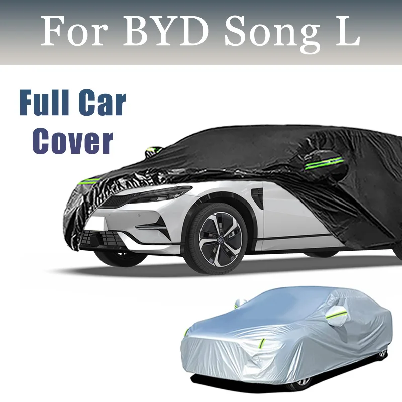 

Для BYD Song L автомобильный чехол водонепроницаемый пылезащитный автомобильный чехол УФ-защитный автомобильный чехол внешние чехлы для защиты от снега автомобильные аксессуары