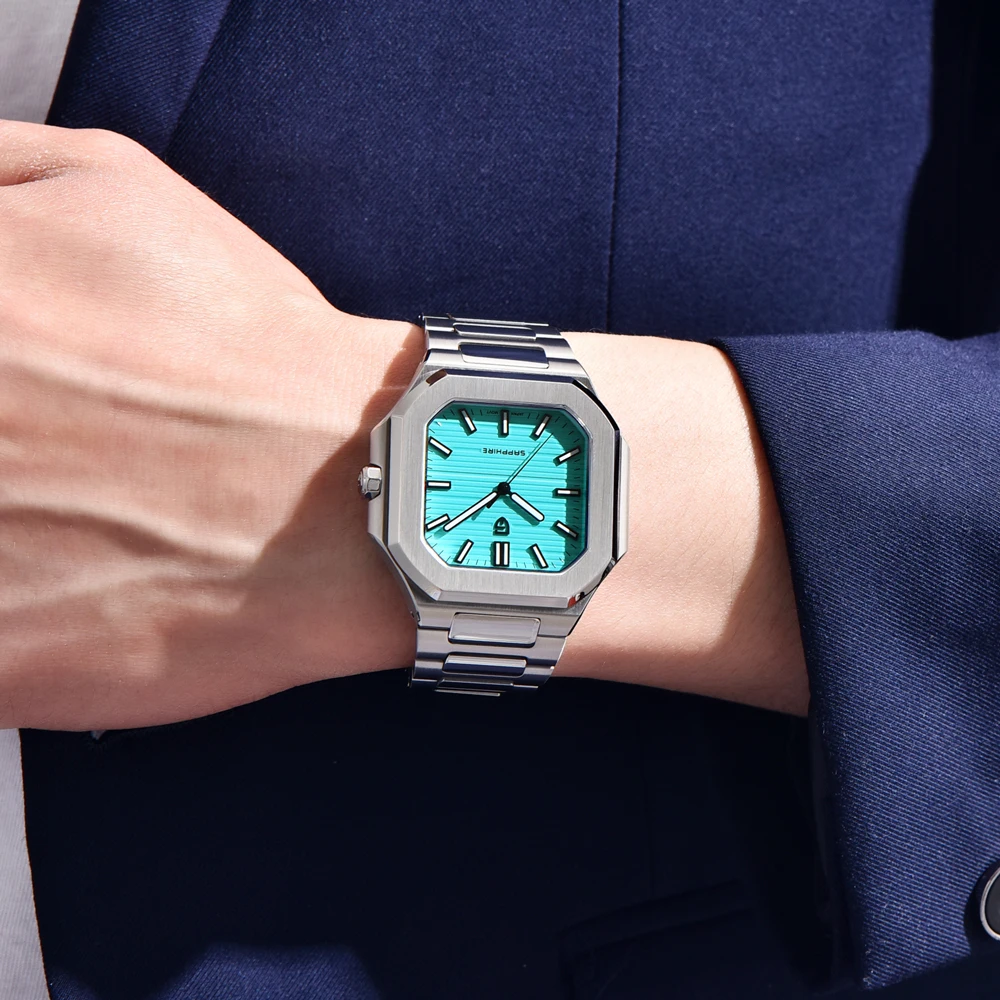 2025 New PAGANI DESIGN Mens Watches Top Luxury Quartz Watch For Man AR Sapphire Mirror Waterproof Stainless Steel Men Gift Clock