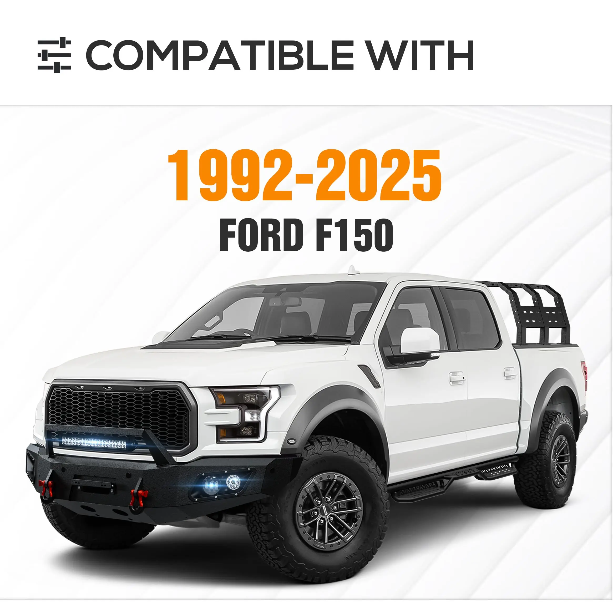 for F-150 Ladder Bed Rack 13.8