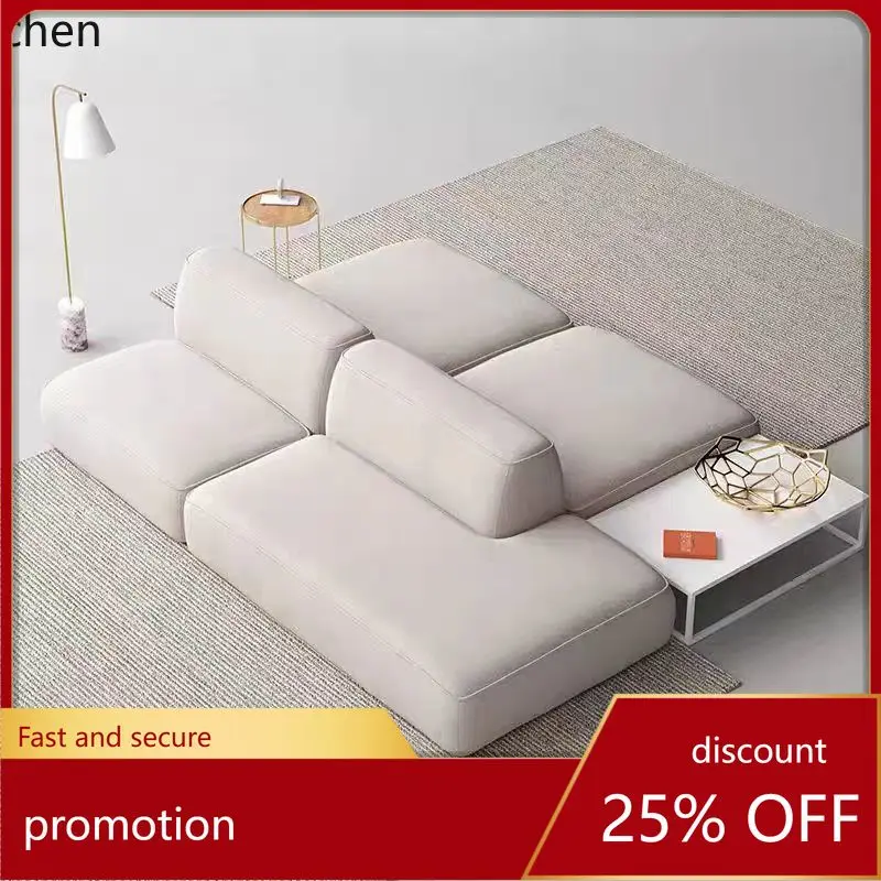 

HXL simple combination double-sided module fabric sofa cotton and linen technology cloth office reception