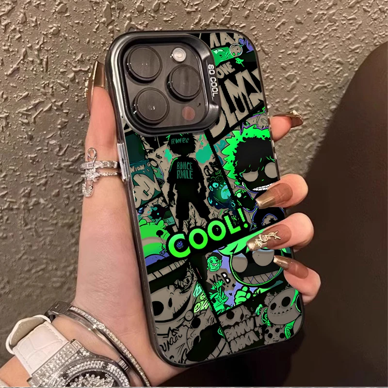 Black Cool Comic Style Phone Case for Oppo Realme 13 12 11 10 9i 8 8i C65 C63 C55 C53 C35 C33 C20 C21Y C15 C21 Matte Back Cover