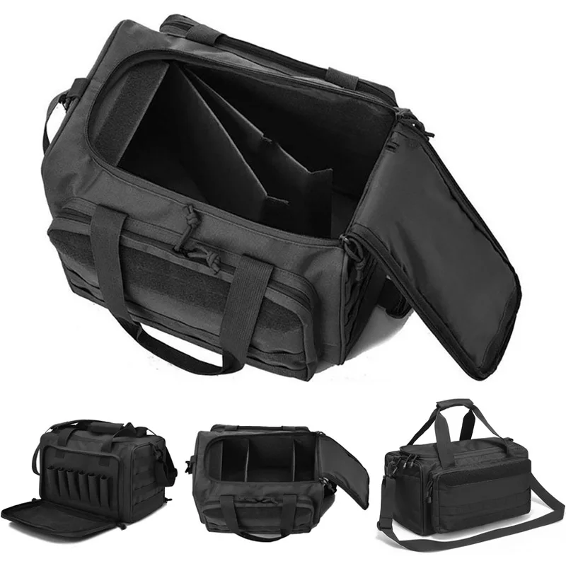 Torba taktyczna na pistolet, nylon 600D, wodoodporna, do sportów outdoorowych, wędrówek, biwakowania, torba na ramię, akcesoria taktyczne, torba do strzelania.