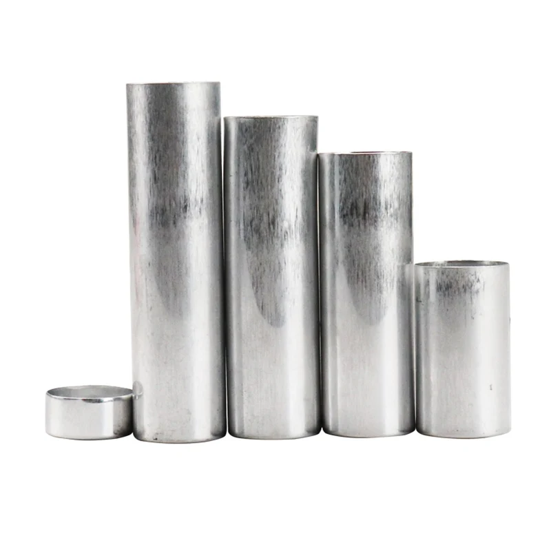 

150pcs OD25mm Denture Materials Dental Lab Empty Tube Disposable Aluminum Dental Cartridge With Cover for Flexible Acrylic