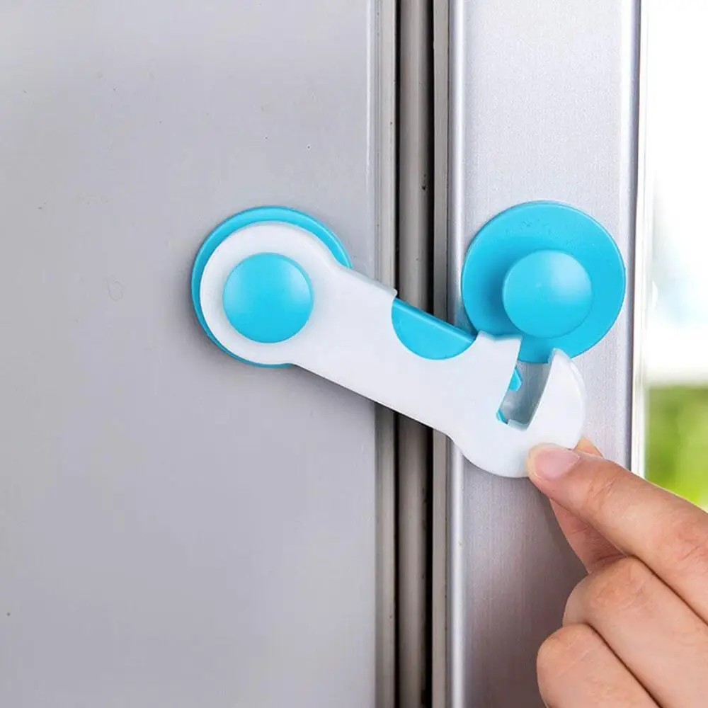 Multifunction Baby Safety Locks, Anti-Pinch Protection Lock for Fridge Cupboard Storage Toddler Home Safety Supplies