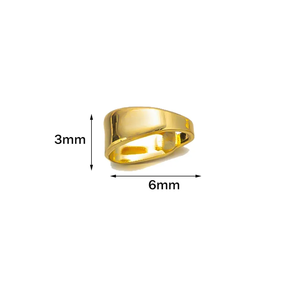 50pcs 18K Gold Plated  Pendants Pinch Bail Clips Melon Seeds Charms Clasps Connector For DIY Nacklaces Jewelry Making Findings - view 2