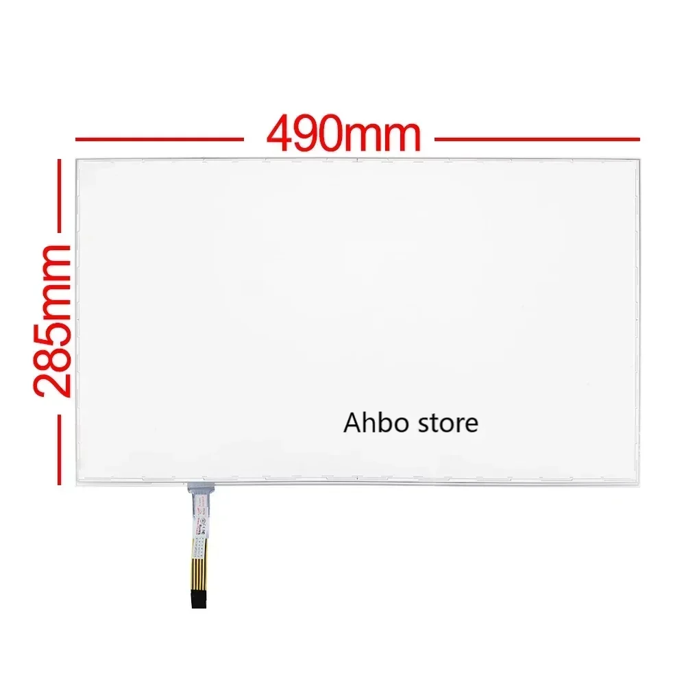 21.5 Inch 5-wire 490*285*2.3mm Resistive Touch Screen Glass Panel 490x285mm