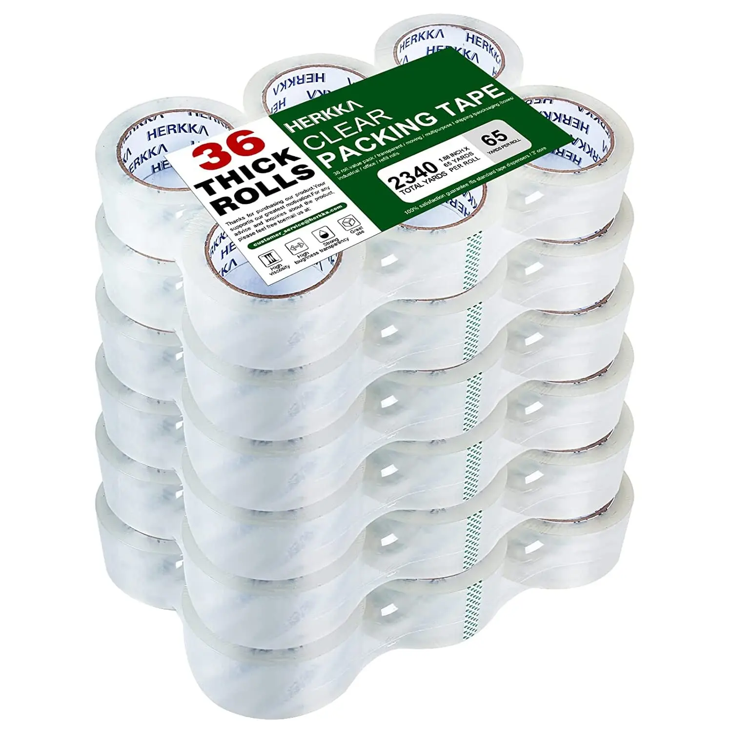 Clear Packing Tape,…