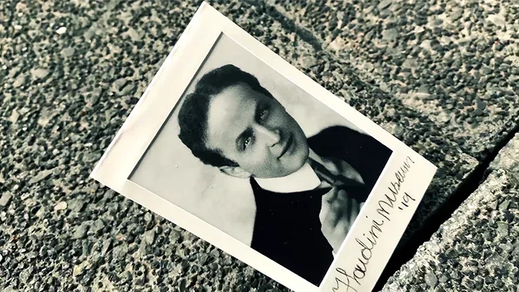 Houdinis último truco (trucos) de Peter Eggink, accesorios para trucos de Magia, etiqueta fantasma, truco de Magia, ilusiones de mentalismo, mago de primer plano