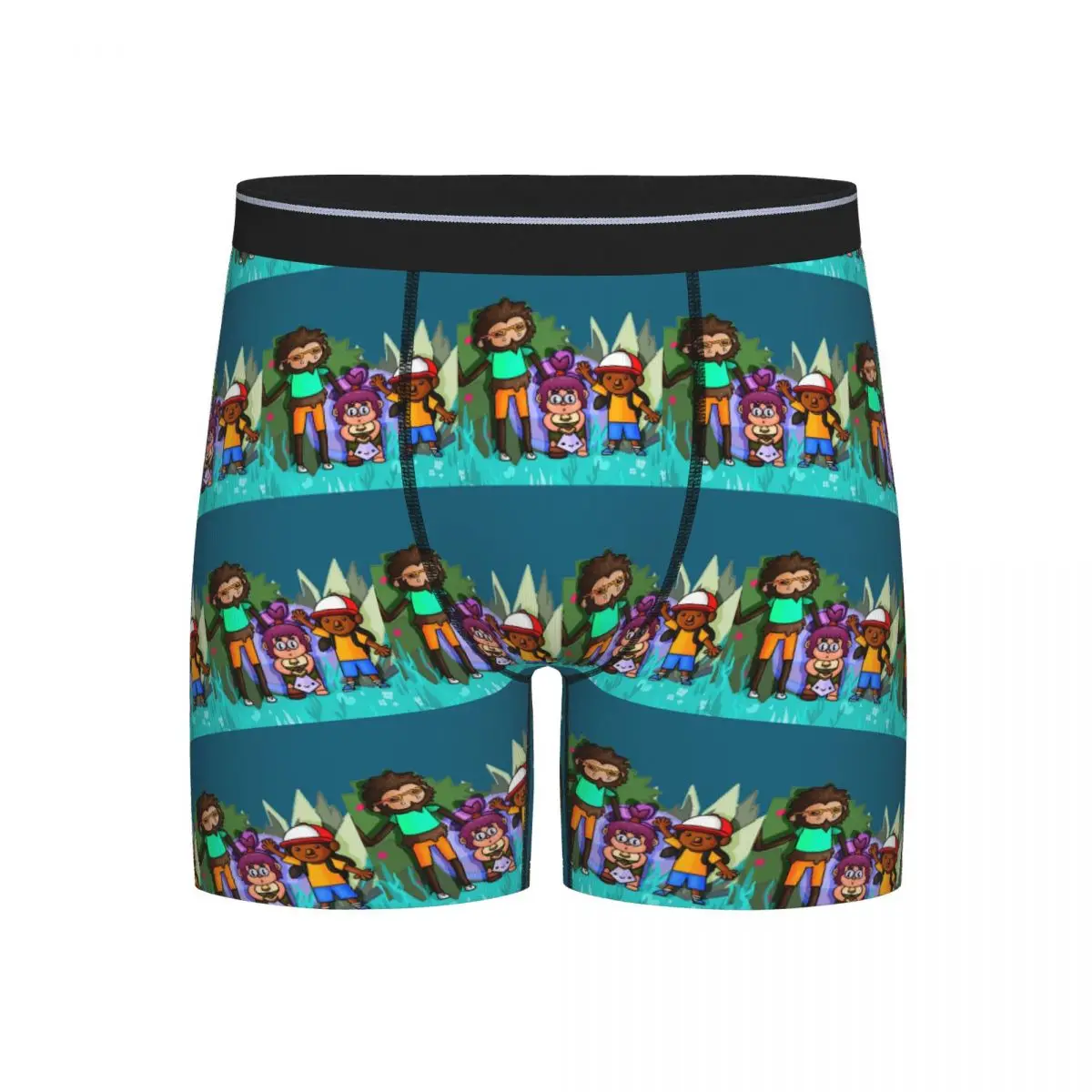 

Long Boxer Underpants Shorts Sneaky Sasquatch Fan Art HandDrawn Present Panties Male Comfortable Underwear for Homme Man Gifts