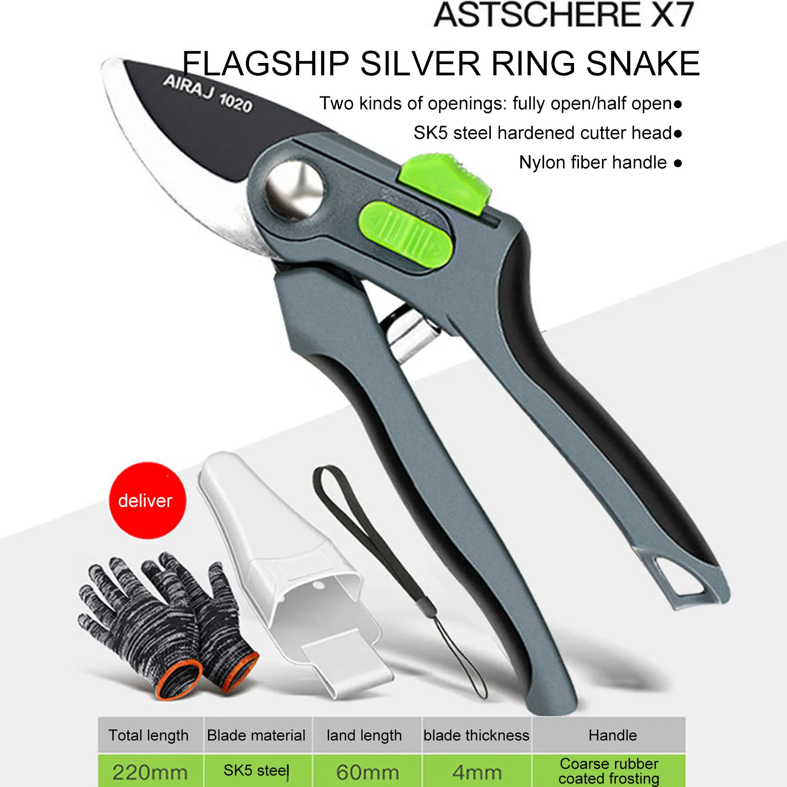 Pruning Plants Pruning And A Pair Of Gloves ，Plant Garden Shortbone Shear Portrait Pruning Gardening Scissors Cuttering