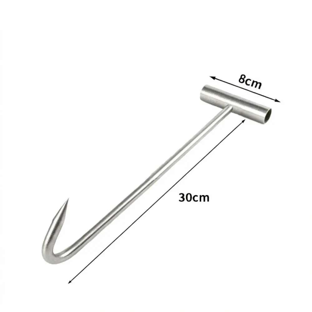 Heavy Duty T Hook Pulling Tool For Sewer Drainage Grates Manhole Covers Roller Shutter Doors Metal Lifting Equipment