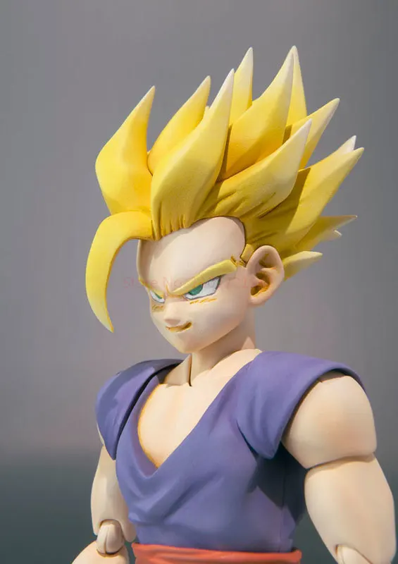 100% Original Bandai S.H.Iguarts Shf Action Figure - Super Saiyan Son Gohan From 