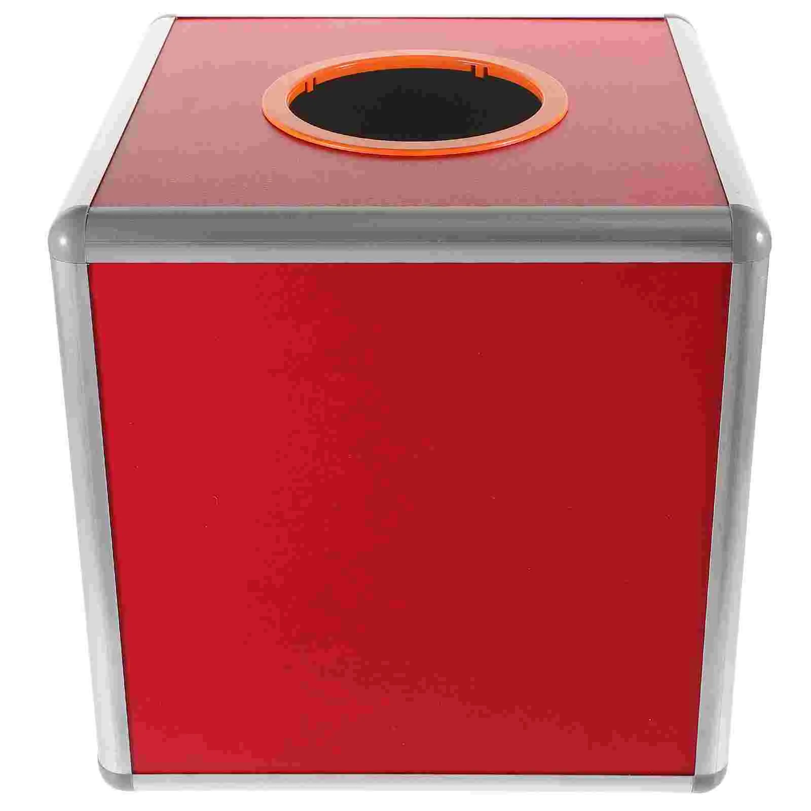 Lottery Box Birthday Party Supplies Raffle Supply Containers for Organizing Ticket Aluminum Alloy Office