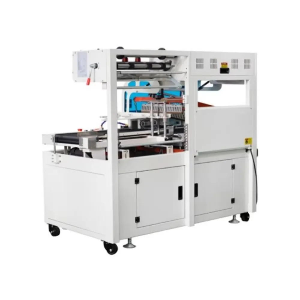Semi-Auto Shrink Wrap Machine Side Sealer Cutter Heat Tunnel Complete Packaging Solution for Efficient Factory