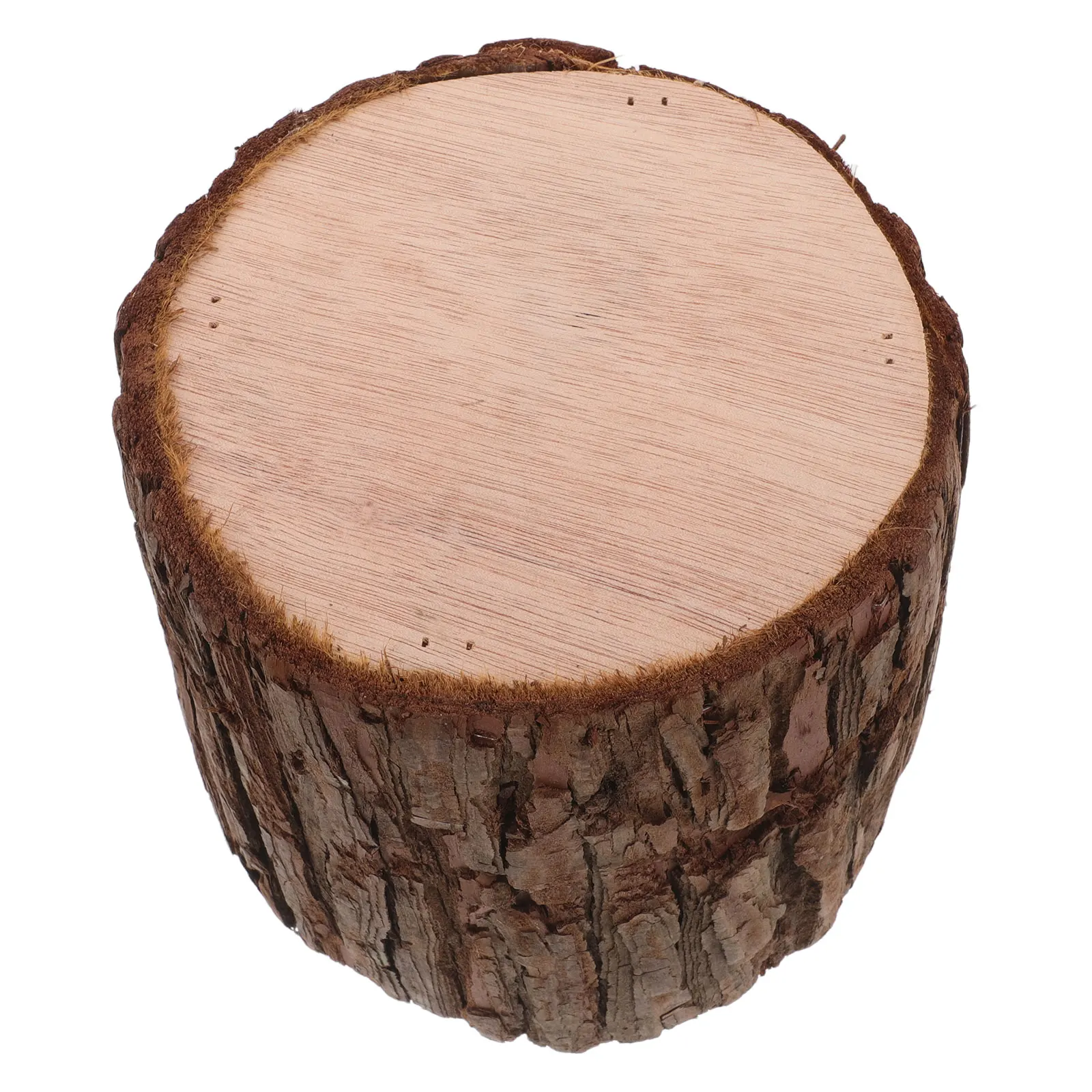 

Wood Stump Decorative Realistic Trees Trunk Natural Wedding Rustic Farmhouse Pillar Craft Base Coffee Table Tealight