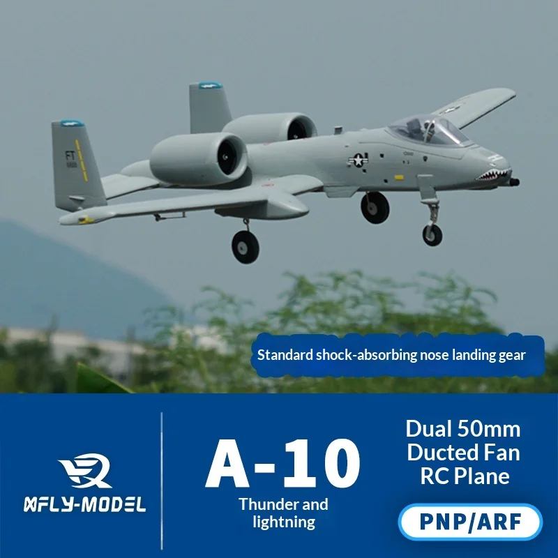 

XFly Model Double 50mm A-10 Lightning II Single Wing Ducted Machine Electric Model Aircraft Fixed Wing Model Toy