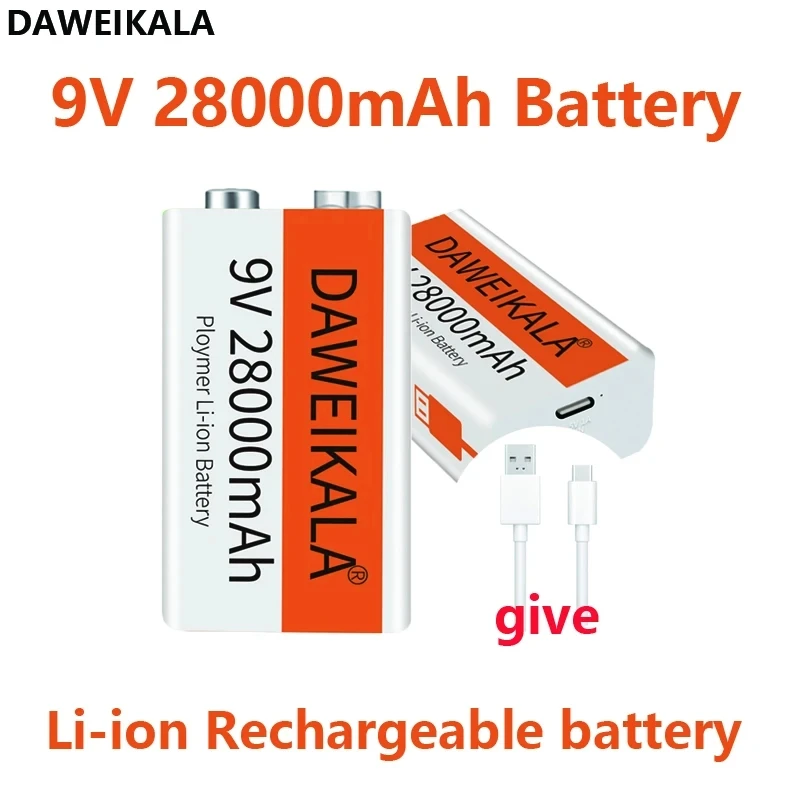 2026 9V 28000Mah Li…