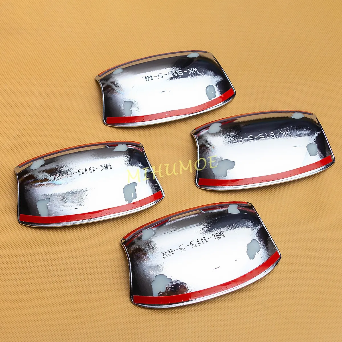 For Mitsubishi Outlander 2022 2023 2024 2025 Car Accessories Glossy Chrome Exterior Door Handle Bowl Cup Protector view 6